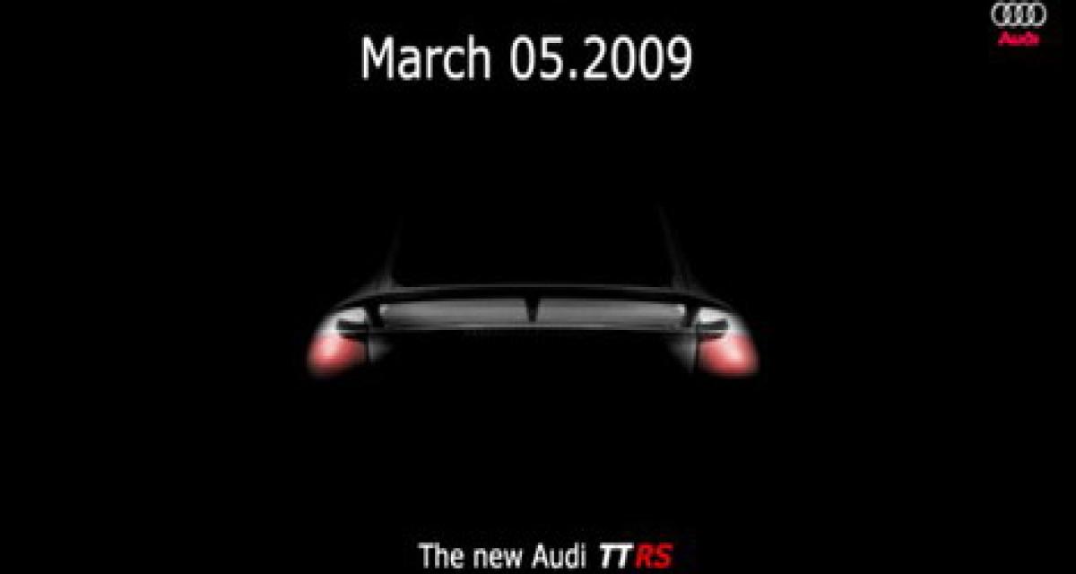 Genève 2009 : Audi TT-RS confirmée
