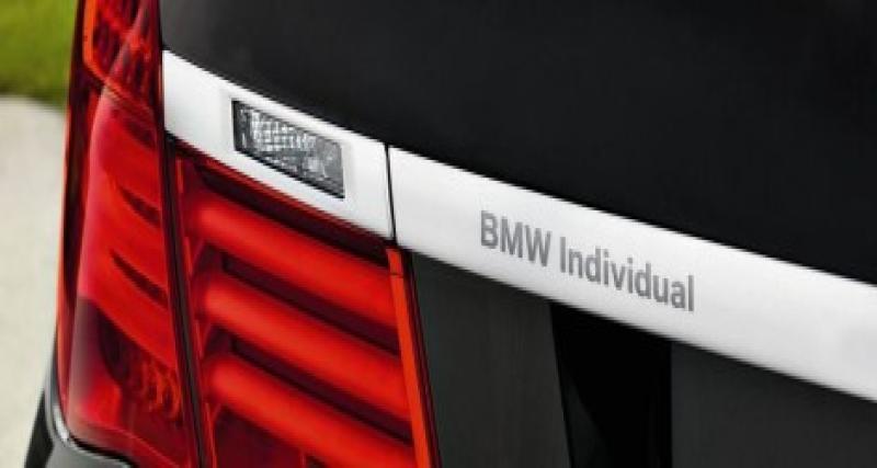  - Genève 2009 : BMW Série 7 Individual