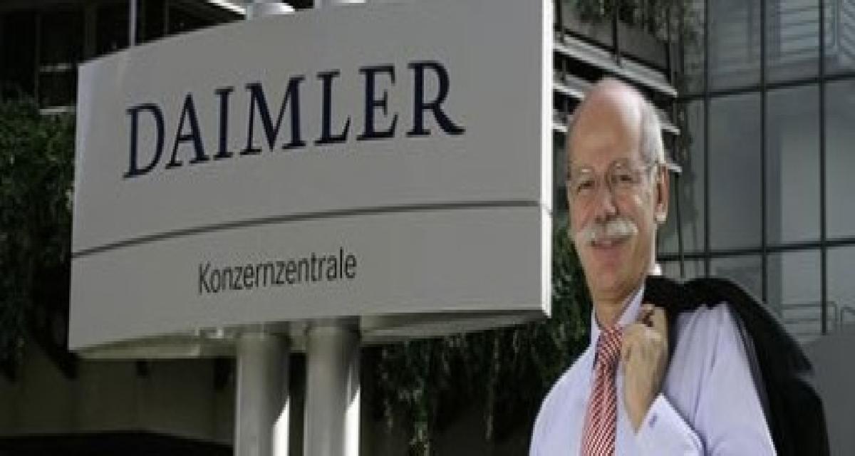Daimler clôt 2008 à un bénéfice net en chute de 65 %