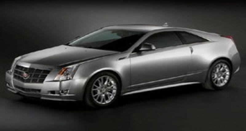  - La Cadillac CTS Coupé révélée dans le plan de GM