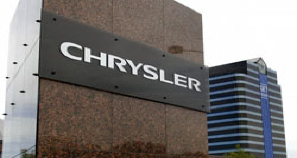 Chrysler a encore besoin d'argent...