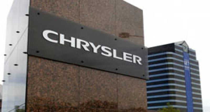  - Chrysler a encore besoin d'argent...