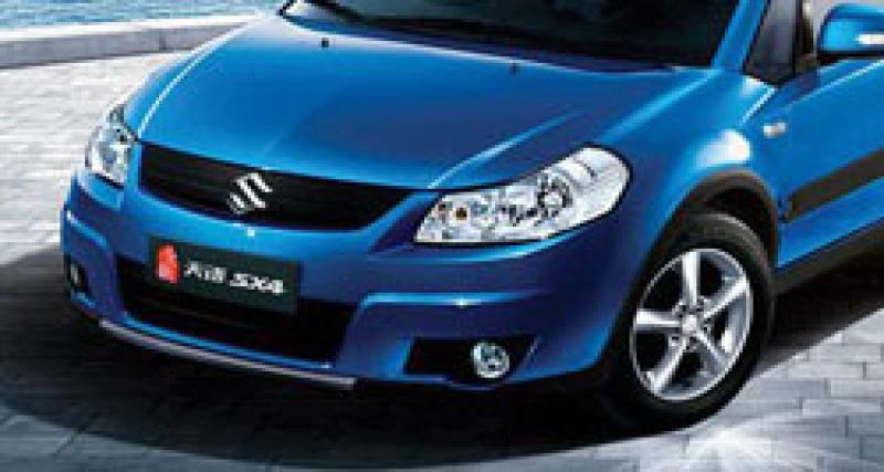  - Suzuki SX4, relooking en vue, mais en Chine