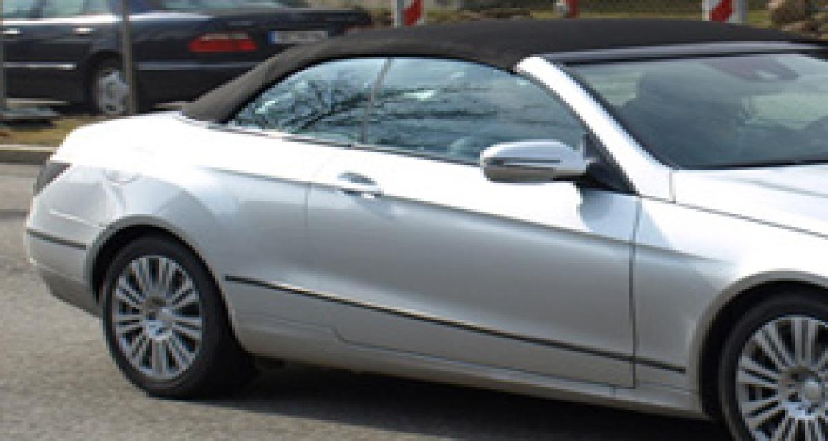 Spyshots : Mercedes Classe E cabriolet
