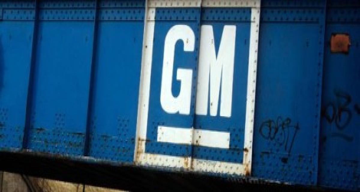 Crise : cinq fermetures programmées de sites chez GM