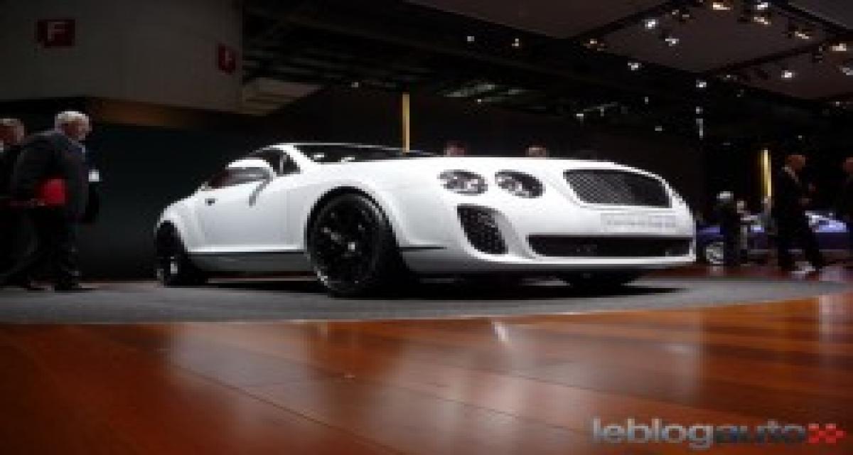 Genève 2009 Live : Bentley Continental Supersports