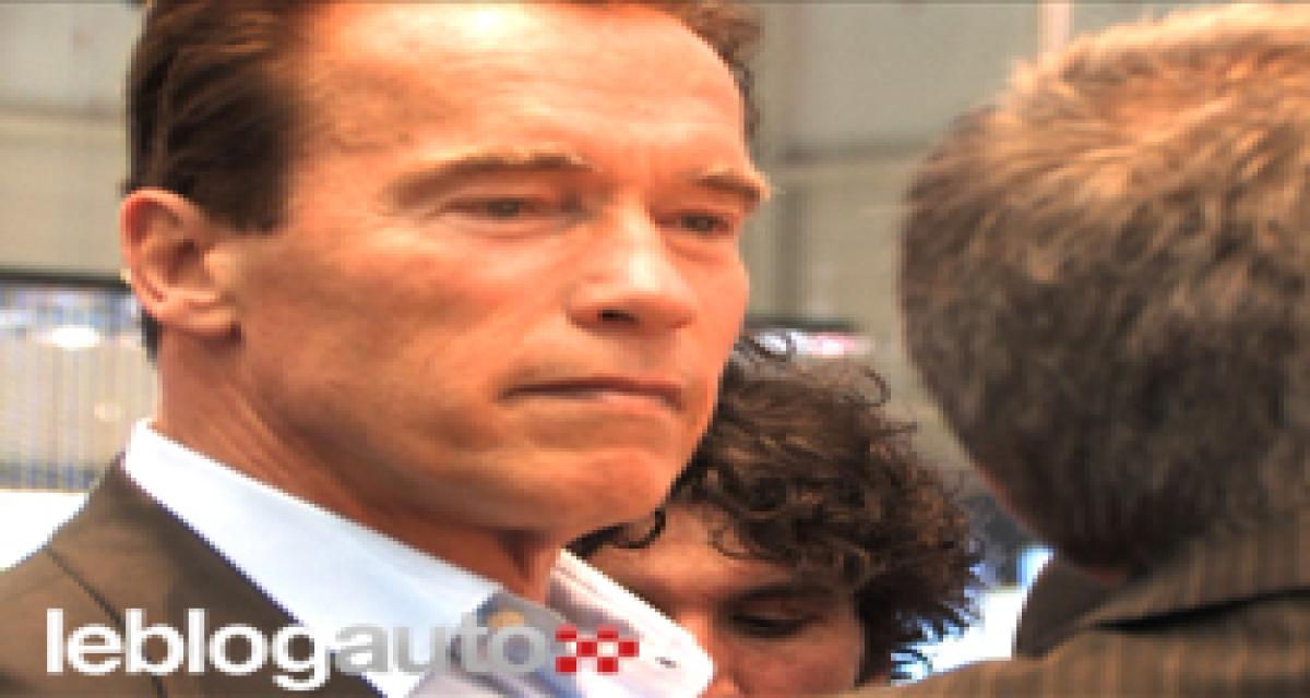 Arnold Schwarzenegger au salon de Genève