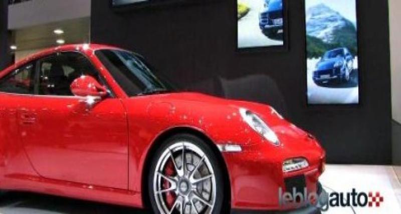  - Genève 2009 Live : Porsche Cayenne diesel et 911 GT3 en vidéo
