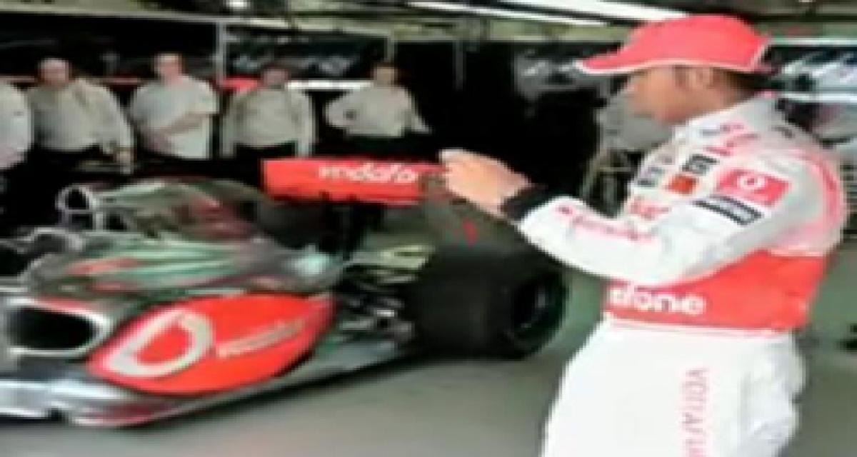 Video : Lewis Hamilton et la McLaren téléguidée.