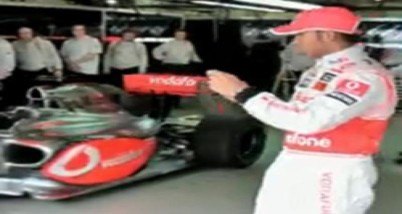  - Video : Lewis Hamilton et la McLaren téléguidée.