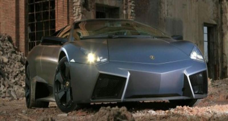  - Crise (?!) : 7 (des 20) Lamborghini Reventon à vendre