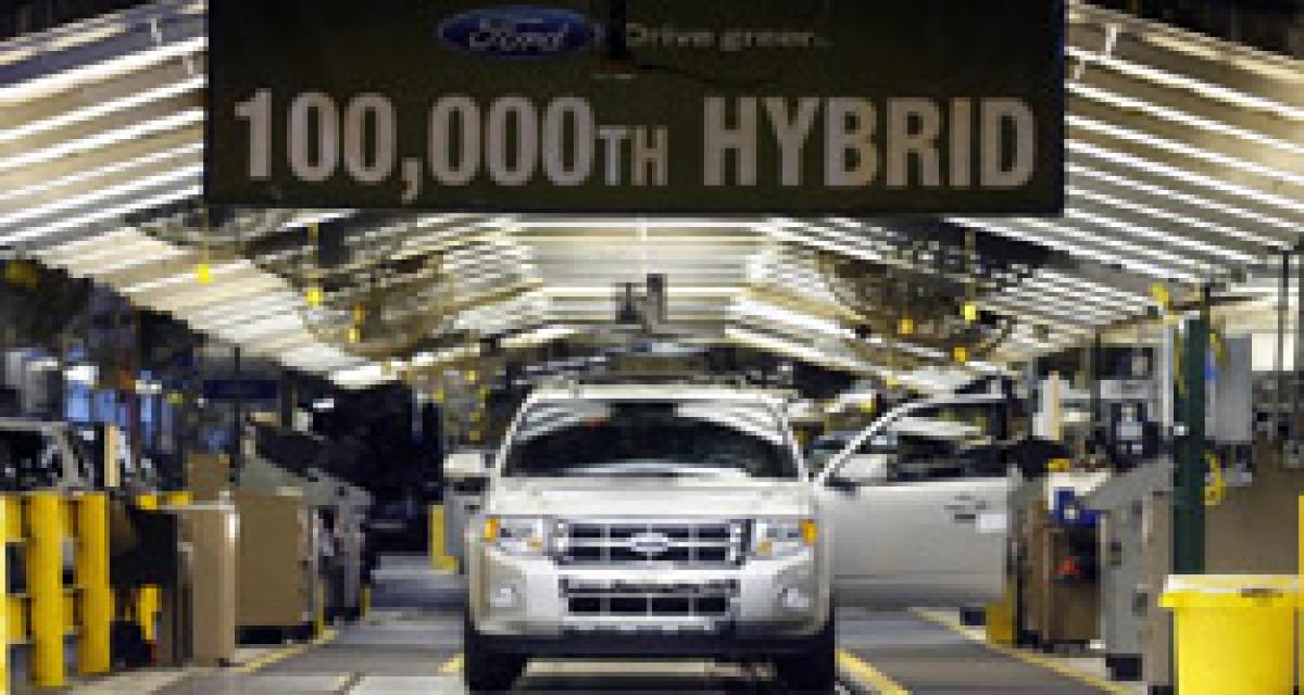 100.000 hybrides chez Ford