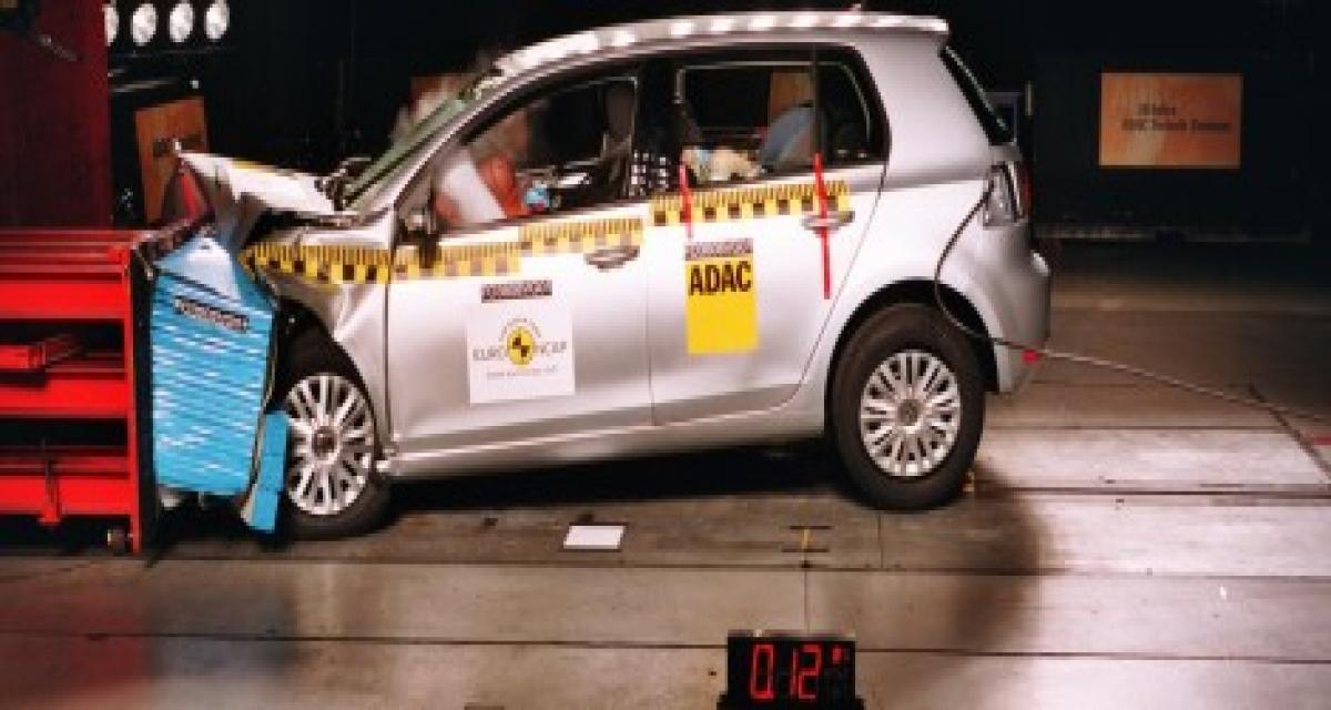 VW Golf VI : 5 étoiles au crash-test EuroNCAP