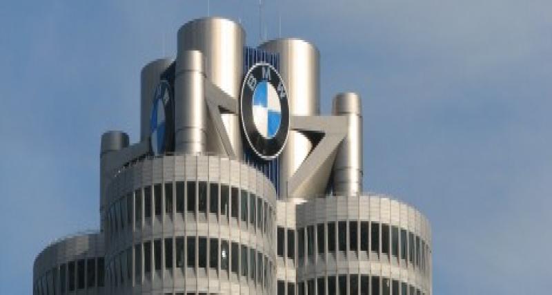  - Ventes du groupe BMW en mars : - 17,2 %