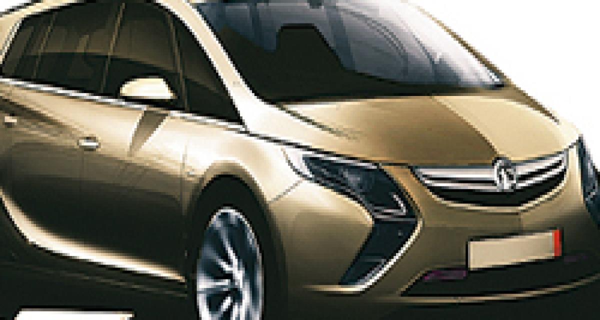Le futur Opel Zafira