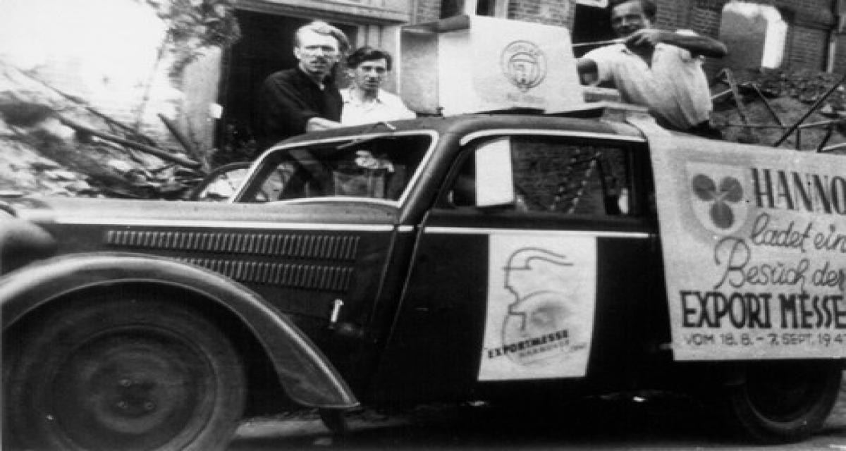 Mercedes à la foire d'Hanovre 1949
