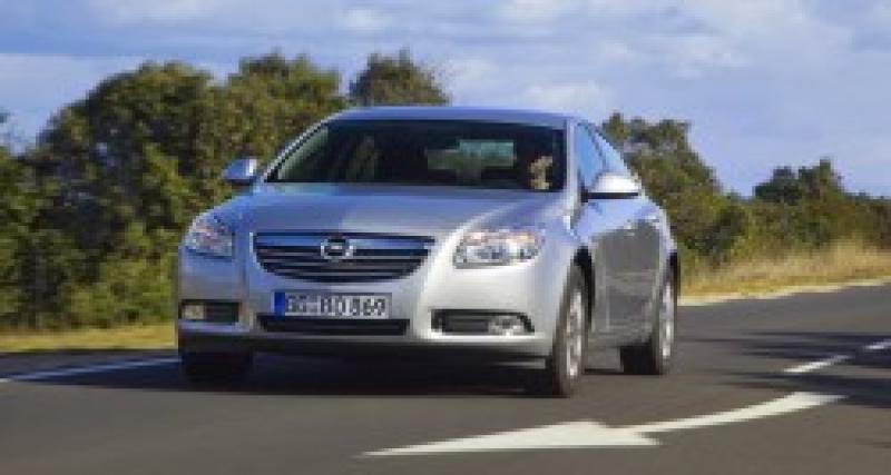  - Opel Insignia EcoFlex : moins de 28 000 euros l'entrée de gamme