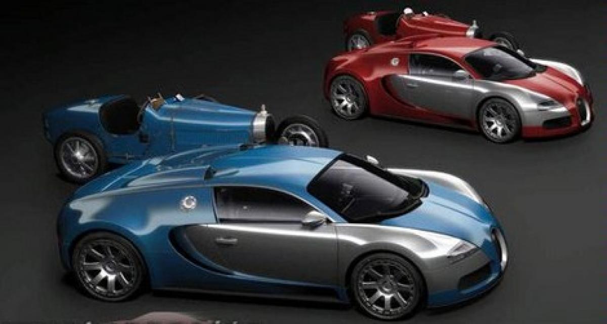Un quatuor de Bugatti Veyron pour la Villa d'Este