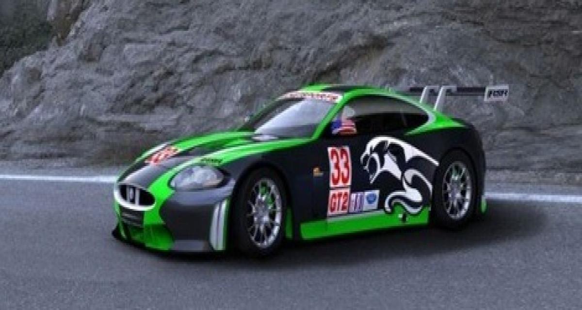 La Jaguar XKR en GT2 Outre Atlantique