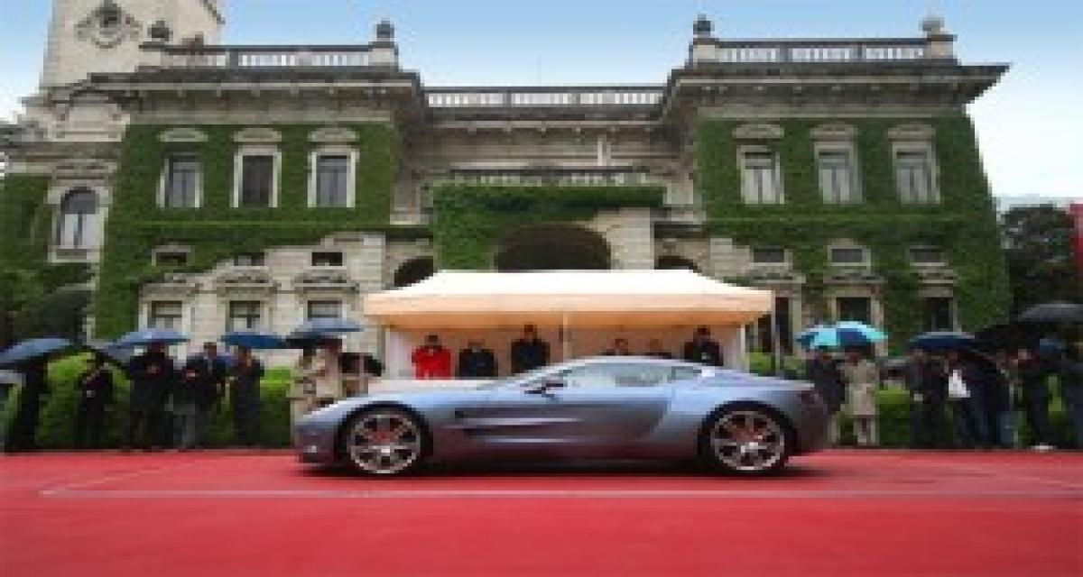 Aston Martin One-77 : lauréate à Villa d'Este