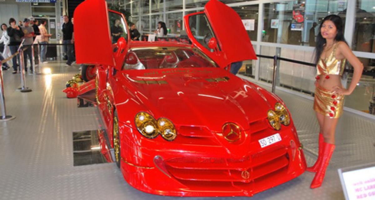 Attention les yeux : voici la Mercedes SLR 999 Red Gold Dream !