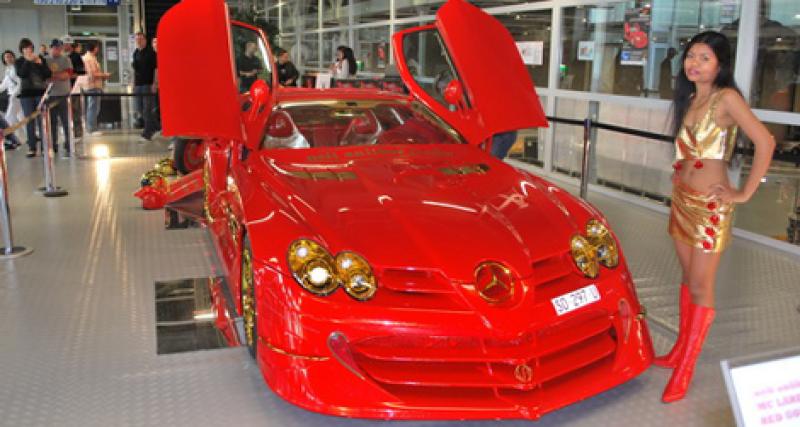  - Attention les yeux : voici la Mercedes SLR 999 Red Gold Dream !
