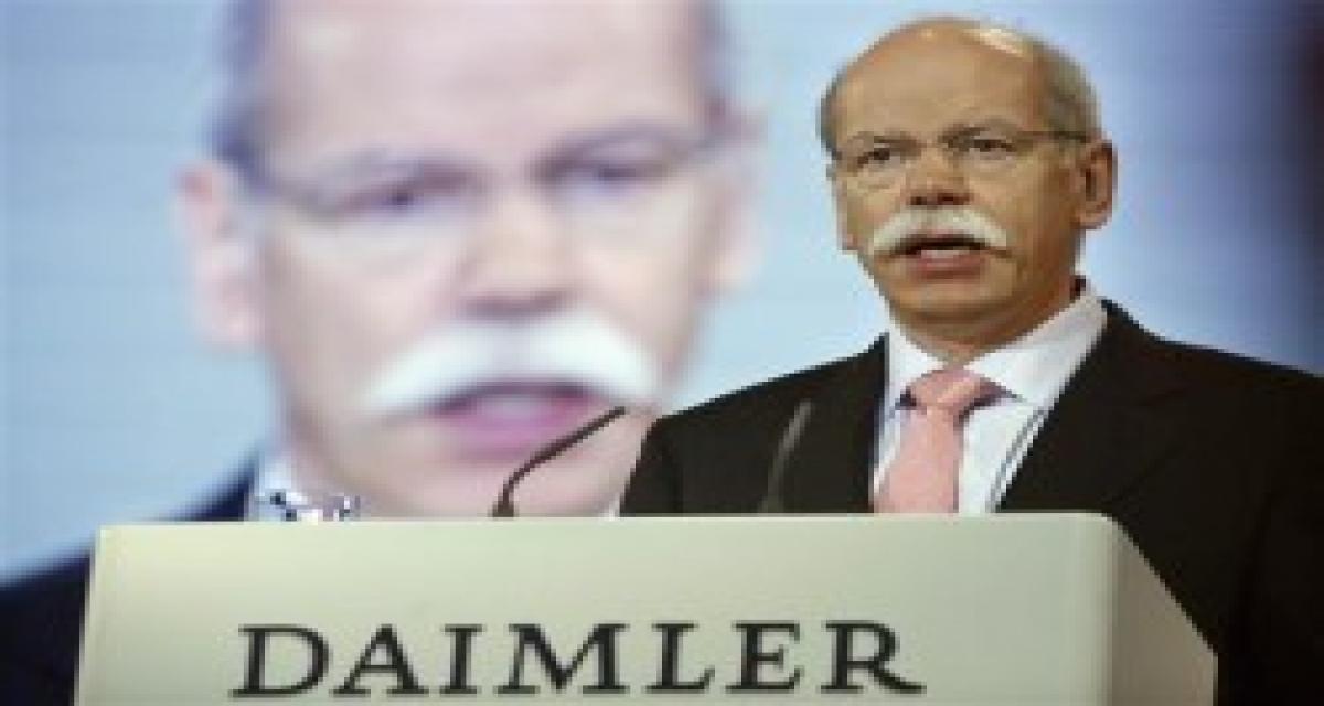 Daimler : perte de 1,28 milliard d'euros au premier trimestre