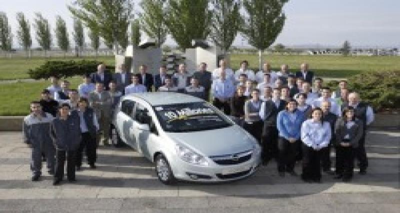  - 10 millions d'Opel produites à Saragosse