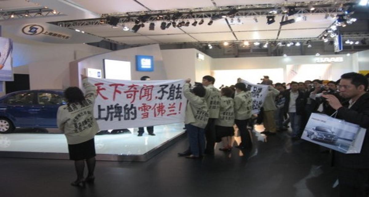 Salon de Shanghai: des consommateurs pas contents