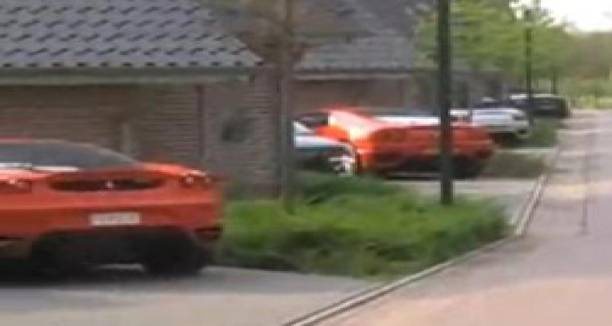 Vidéo : un quartier plein de Ferrari aux Pays-Bas