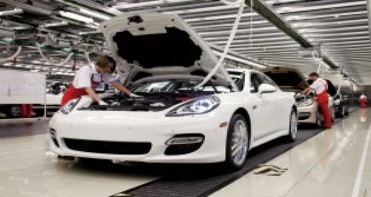 Porsche Panamera : la production lancée