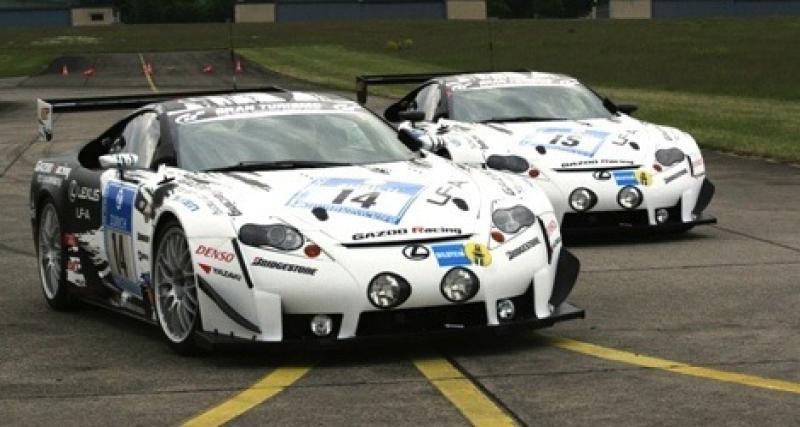  - Les Lexus LF-A en ordre de bataille pour les 24 heures du Nürburgring
