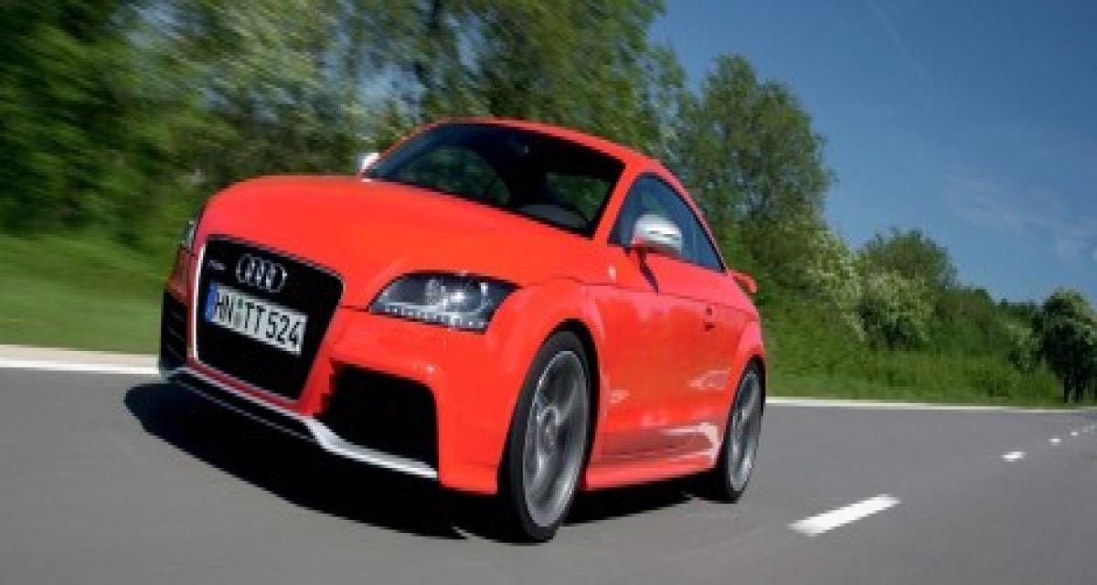 Audi TT-RS : le plein de photographies