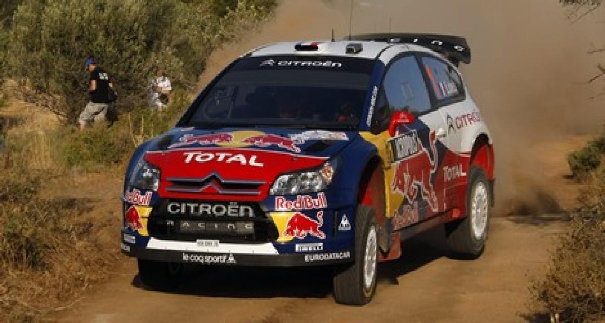 WRC Grèce: Loeb sort violemment de la piste