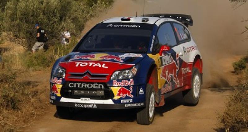  - WRC Grèce: Loeb sort violemment de la piste