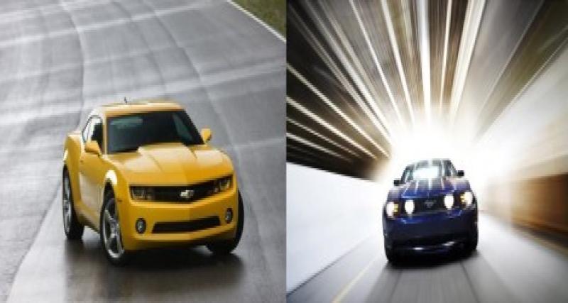  - Chevrolet Camaro Vs Ford Mustang : les pony car en duel (commercial)