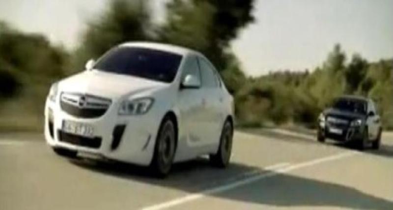  - Opel Insignia OPC : break et berline en vidéo