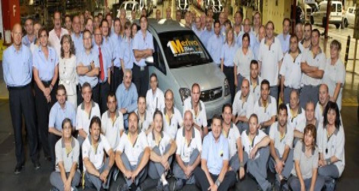 L'Opel Meriva atteint le million