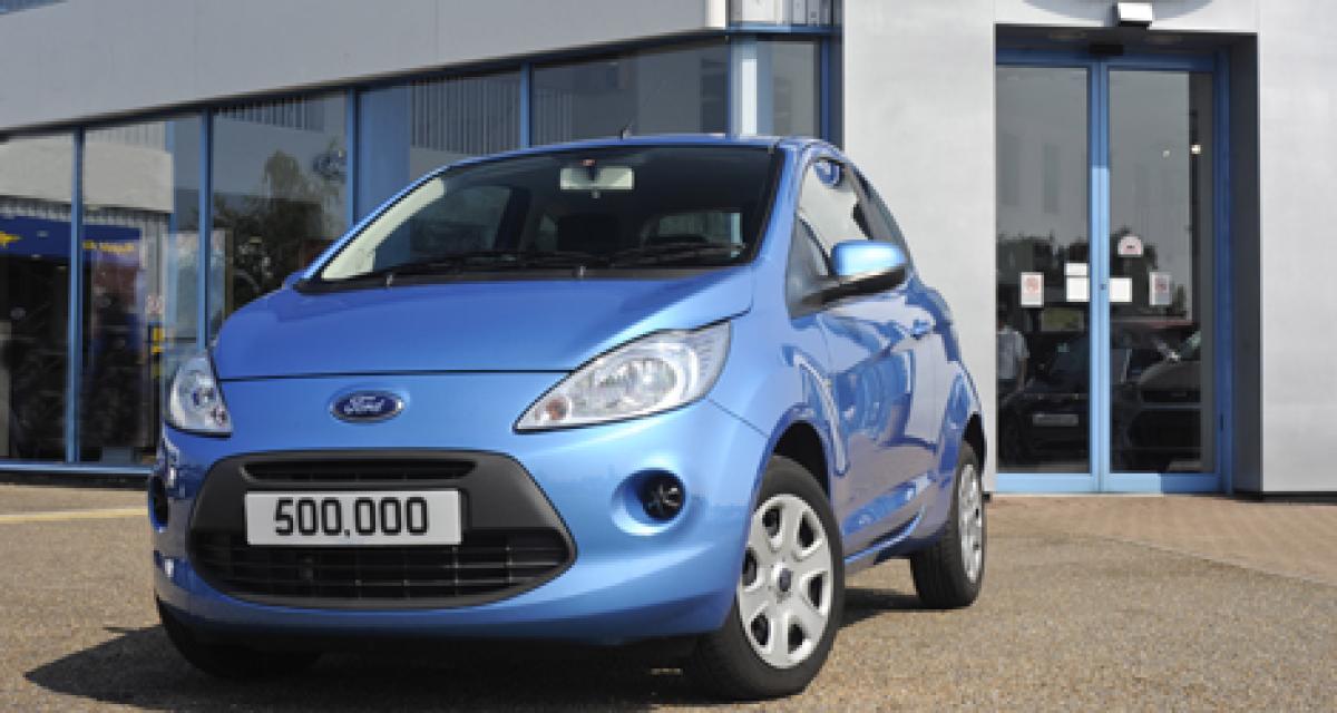 Un demi million de Ford Ka au Royaume-Uni
