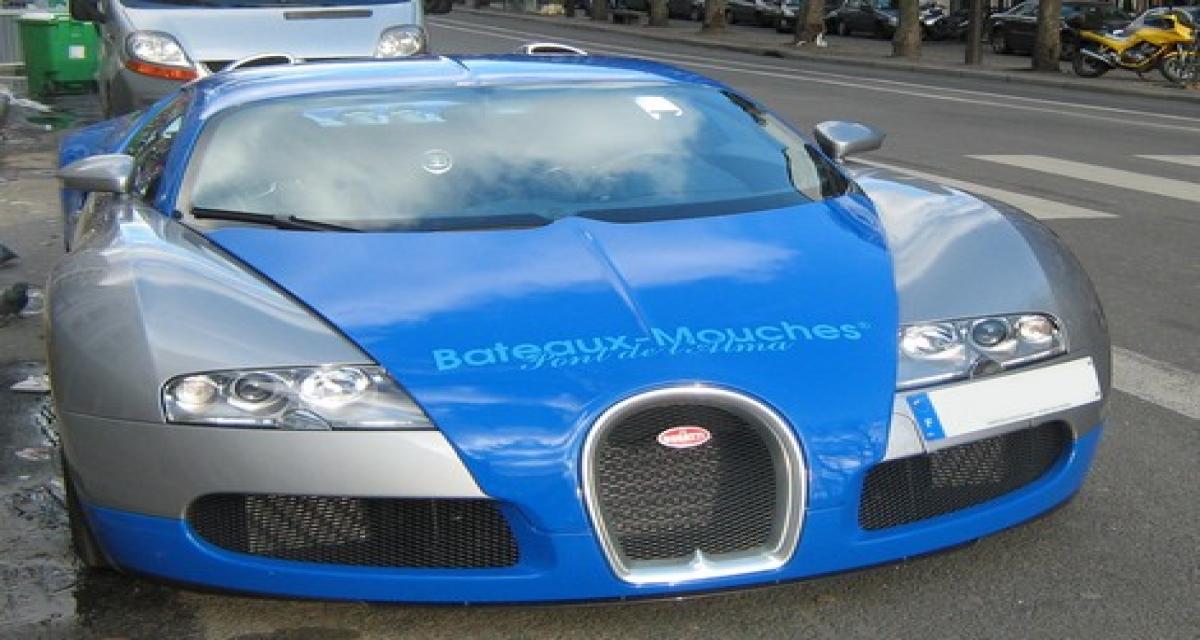 Le conducteur du jour: Bugatti Veyron publicitaire !