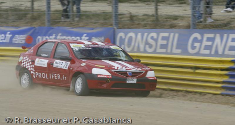  - Rallycross, Coupe Logan, très serré sur le beau circuit de Kerlabo-Cohiniac