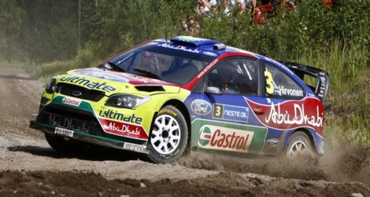 WRC Finlande jour 3: Hirvonen enfin maître chez lui !