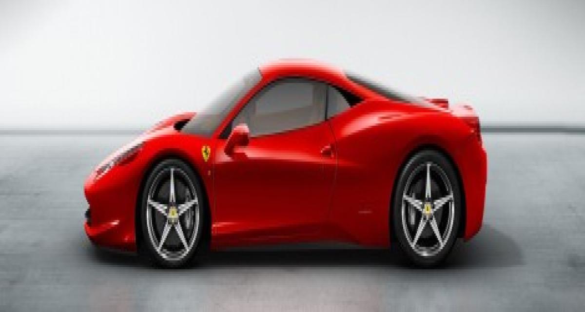La Ferrari 458 Italia s'offre un minisite