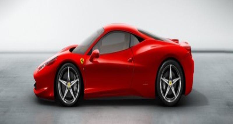  - La Ferrari 458 Italia s'offre un minisite