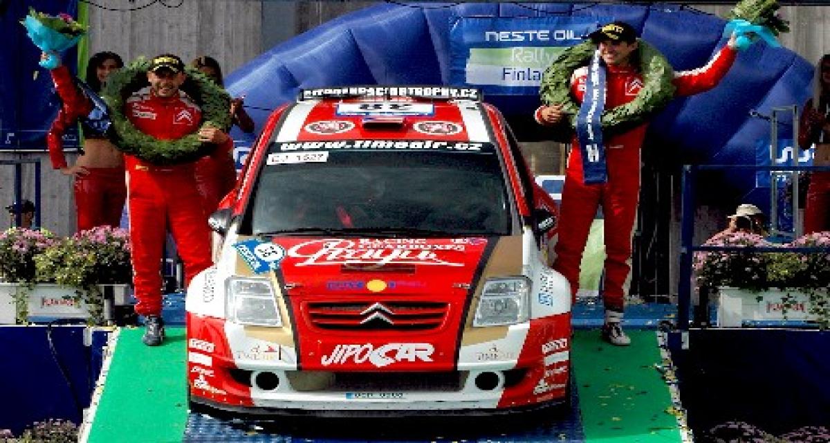 Martin Prokop succède à Sébastien Ogier pour le titre de champion en J-WRC 