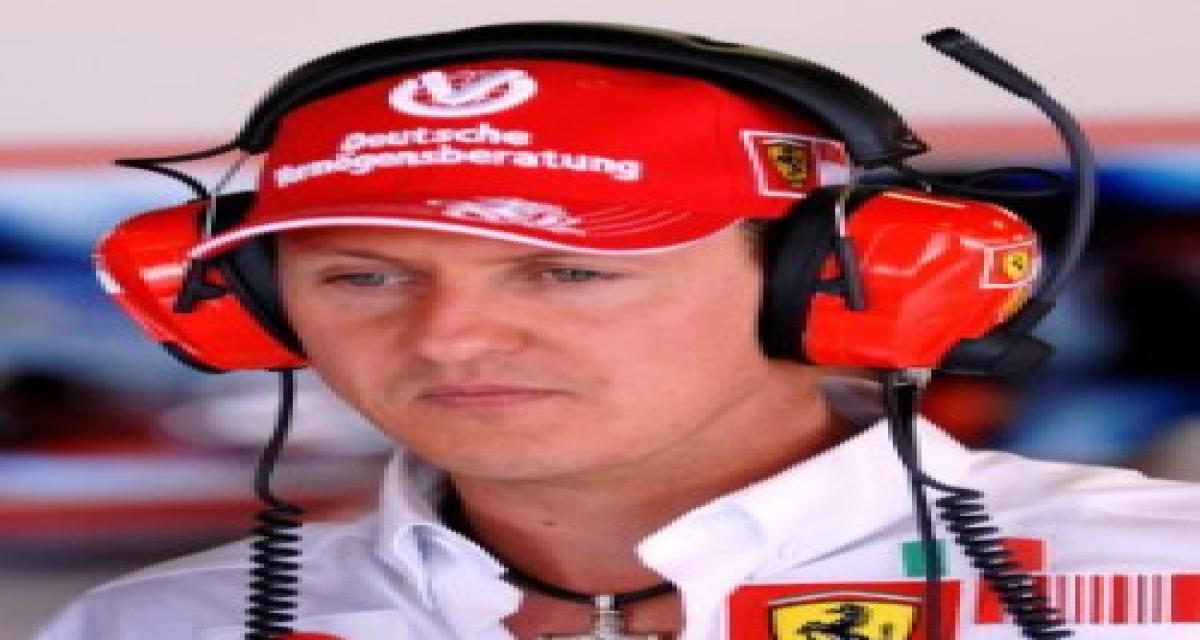 Schumacher en piste : 