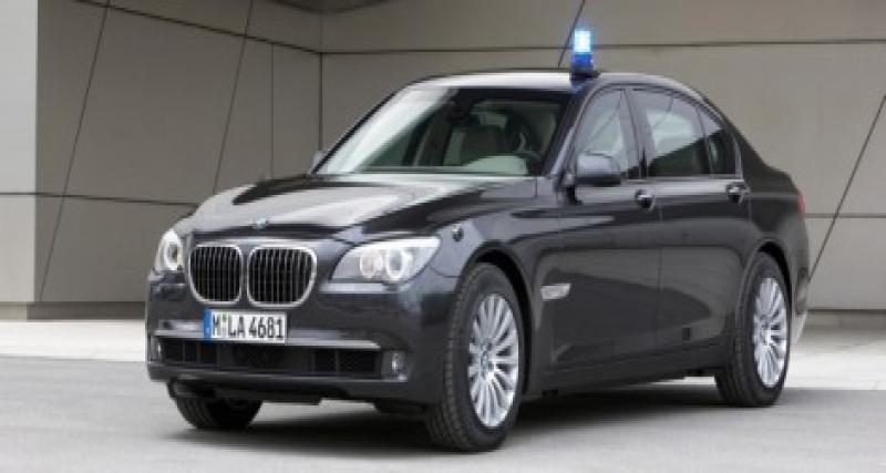  - BMW Série 7 High Security : limousine sécurisante