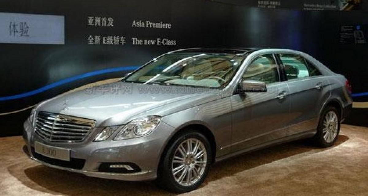 Mercedes en Chine: une Classe E dans l'ex-usine Chrysler