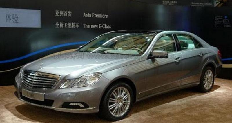  - Mercedes en Chine: une Classe E dans l'ex-usine Chrysler
