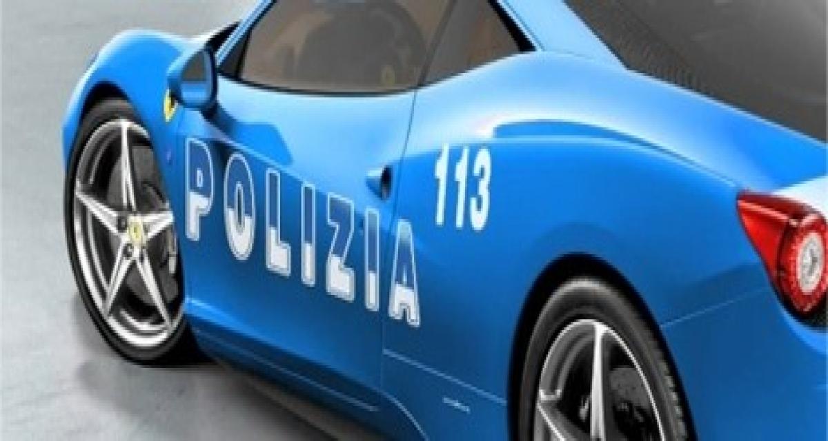 Polizia : la Ferrari 458 ringardise la Gallardo ?